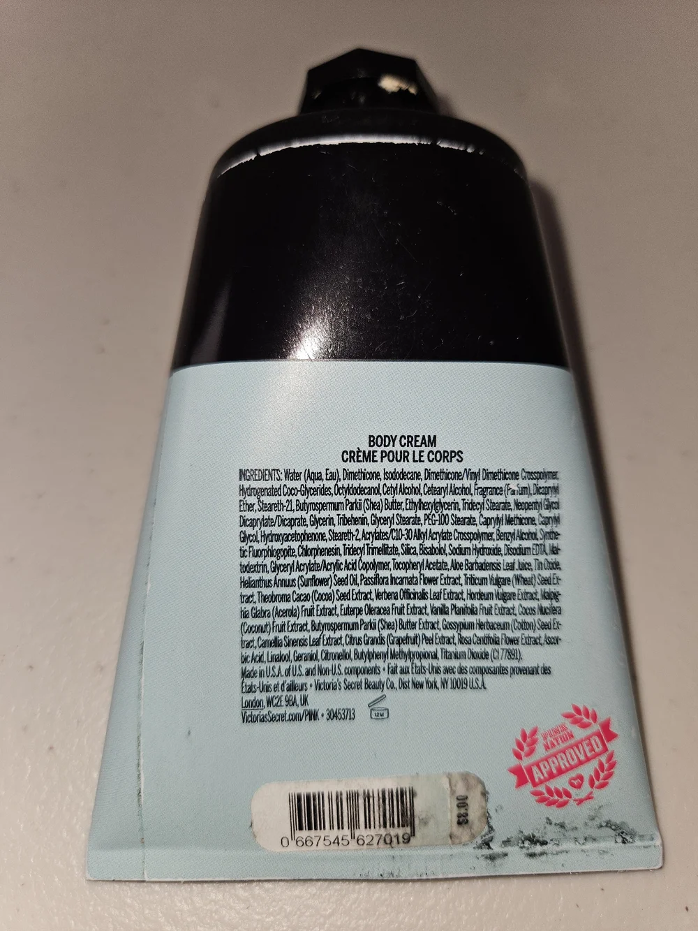 PINK Victoria's Secret Matcha Body Cream - Black & Light Blue Brand New